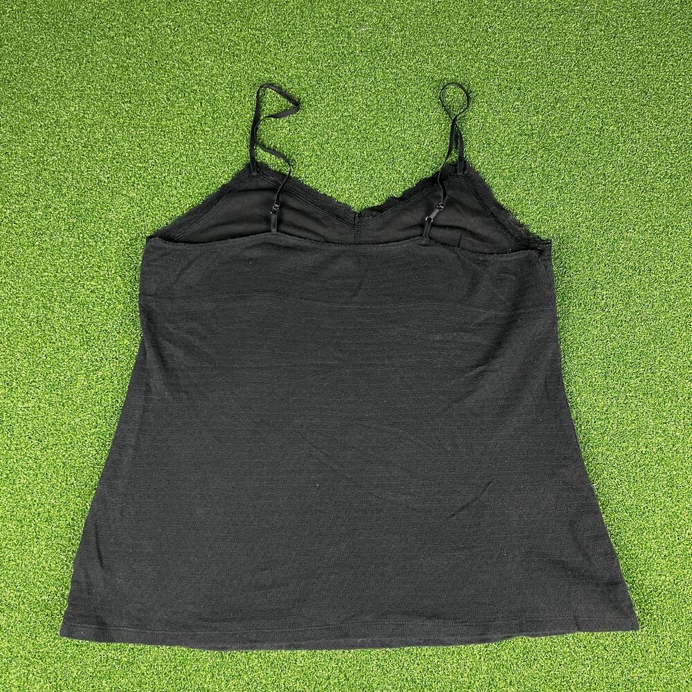 Vintage Black Adjustable Strap Soft Basic Tank To… - image 5
